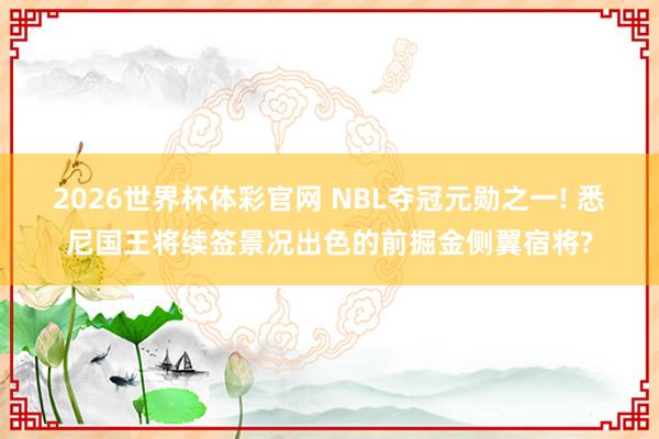 2026世界杯体彩官网 NBL夺冠元勋之一! 悉尼国王将续签景况出色的前掘金侧翼宿将?