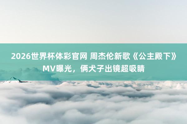 2026世界杯体彩官网 周杰伦新歌《公主殿下》MV曝光，俩犬子出镜超吸睛